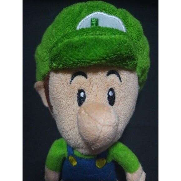 BABY LUIGI Super Mario Little Buddy Authentic Nintendo 6' Plush - Picture 3 of 11